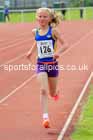 Girls Under-13s 1500 metres, 2023 North Eastern Track and Field Champs., Middlesbrough Sports Village, Middlesbrough. Photo: David T. Hewitson/Sports for All Pics